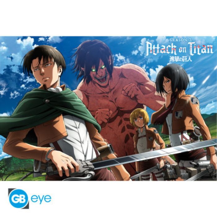 Poster Ataque a los Titanes Eren