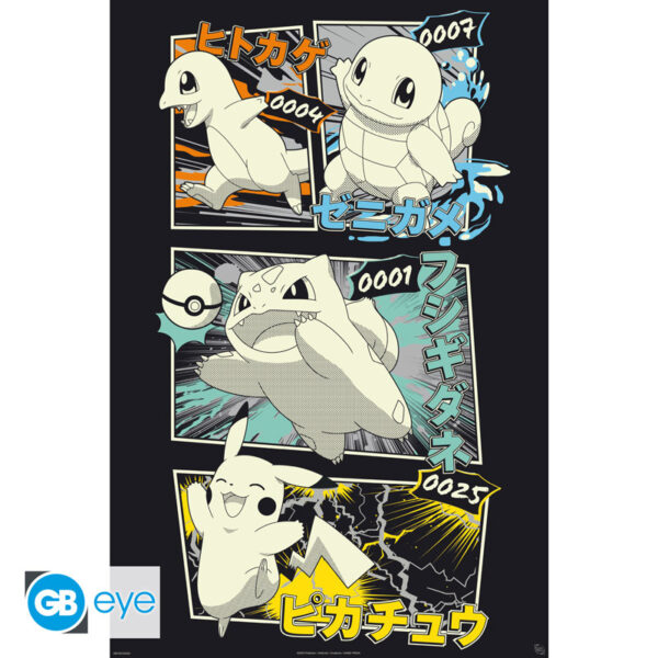 Poster Pokemon Kanto 91.5x61cm