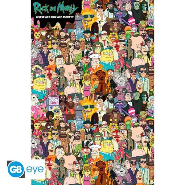 Póster Rick y Morty 91.5x61cm
