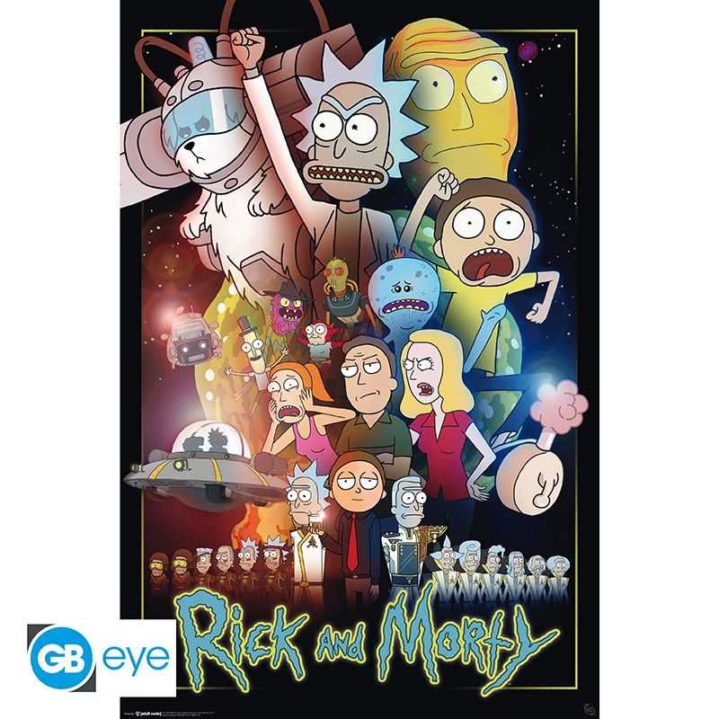 Póster Rick y Morty Wars