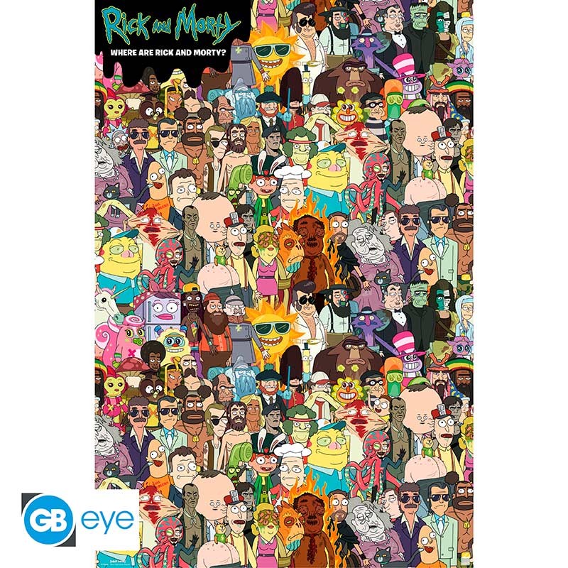 Póster Rick y Morty 91.5x61cm