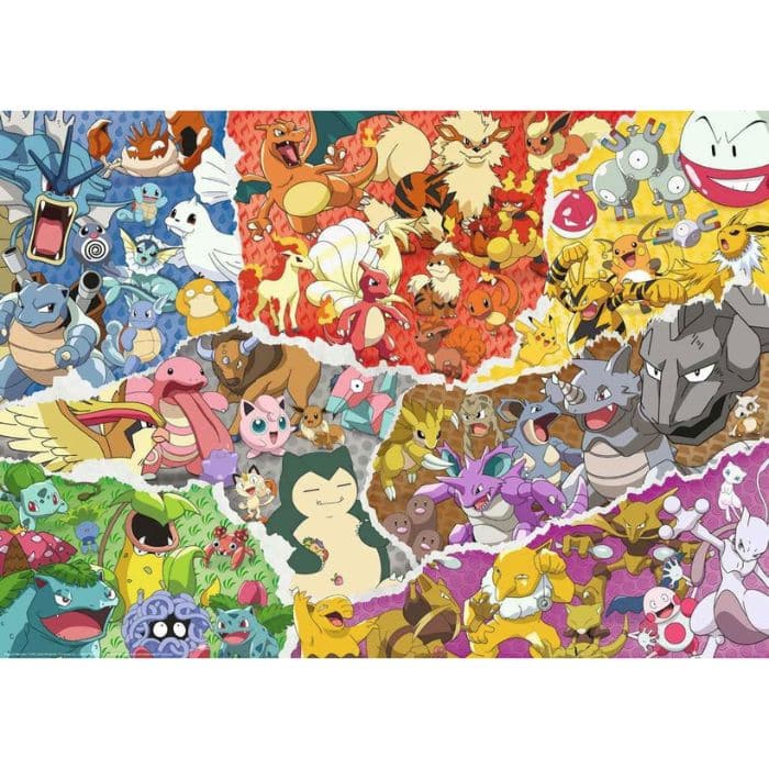 Puzzle Pokemon Kanto 1000 piezas 1 Puzzle Pokemon Kanto 1000 piezas