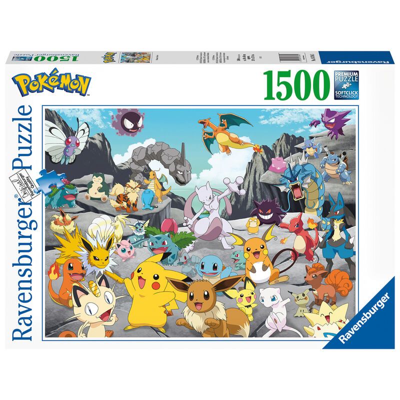 Puzzle Pokemon 1500 piezas 1 Puzzle Pokemon 1500 piezas