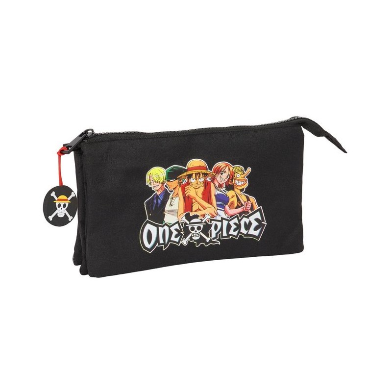 Estuche One Piece Luffy Triple