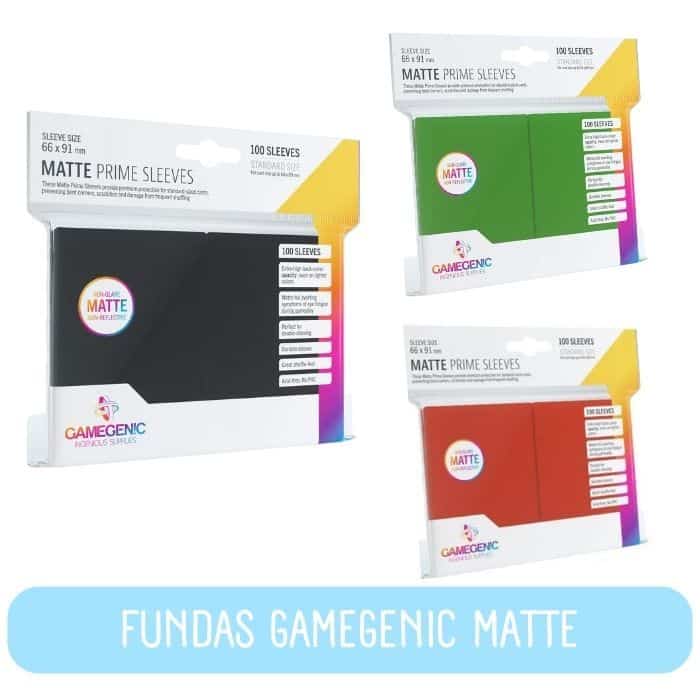 Fundas Cartas Estándar Gamegenic MATTE 100 unidades 2 Fundas Cartas Estándar Gamegenic MATTE 100 unidades - Imagen 2