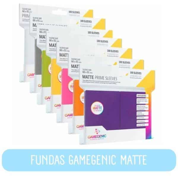 Fundas Cartas Estándar Gamegenic MATTE 100 unidades