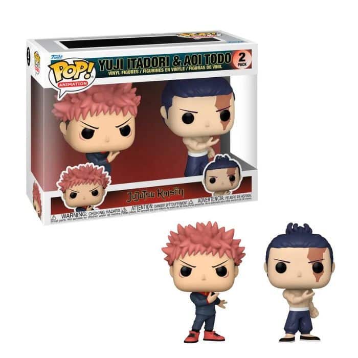 Funko POP Jujutsu Kaisen Yuji Itadori y Aoi Todo Best Friend 1 Funko POP Jujutsu Kaisen Yuji Itadori y Aoi Todo Best Friend