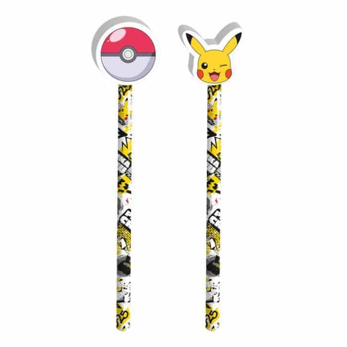 Lápiz Pokémon con goma