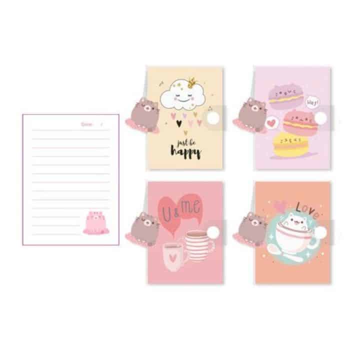 Mini libreta Kawaii PVC con llavero 2 Mini libreta Kawaii PVC con llavero - Imagen 2