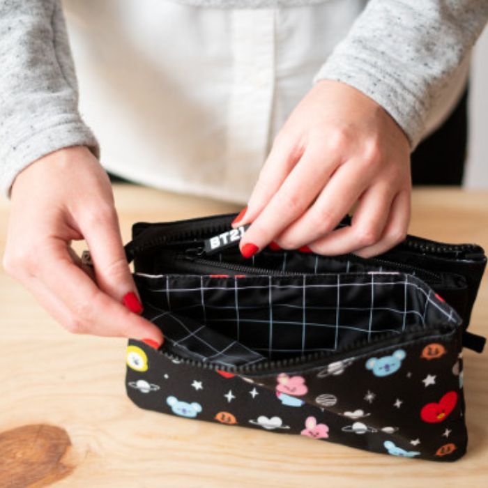 Estuche BTS BT21 Triple  2 Estuche BTS BT21 Triple