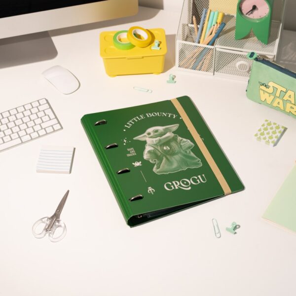 Carpeta Mandalorian Grogu 4 anillas