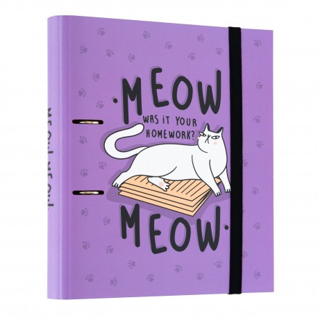 Carpeta Meow Meow 2 anillas