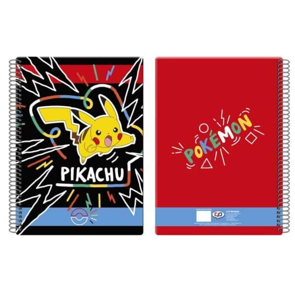 Cuaderno Pokemon Pikachu A4