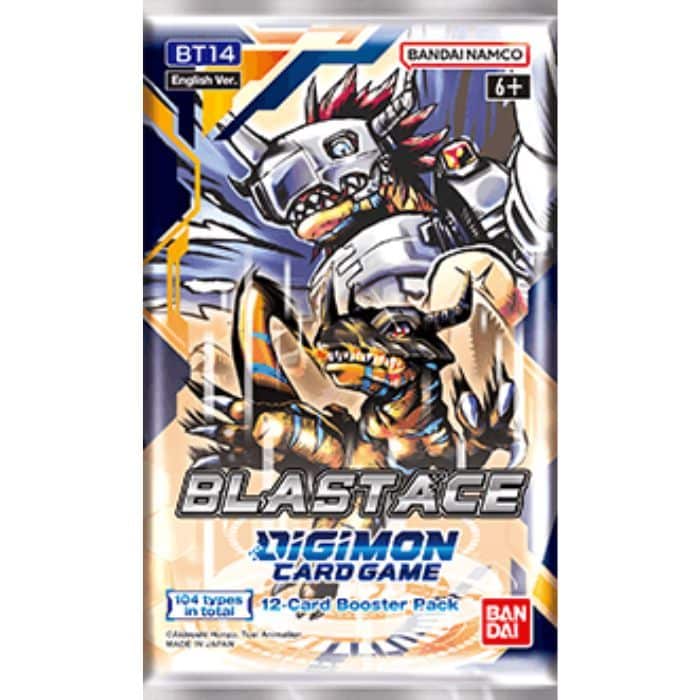 Sobres Digimon BT14 BLASTACE 1 Sobres Digimon BT14 BLASTACE