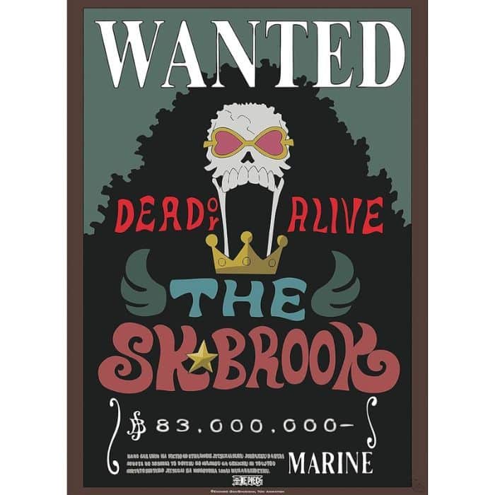 Poster Brook One Piece Wanted