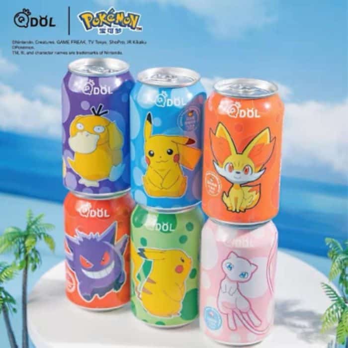 Bebida Pokemon Qdol Diferentes diseños 1 Bebida Pokemon Qdol