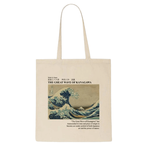 Bolsa Tela Great Wave Made in Japan