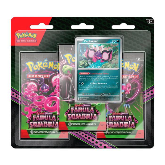 Blíster 3 Sobres Pokemon Fabula Sombría 1 Blíster 3 Sobres Pokemon Fabula Sombría