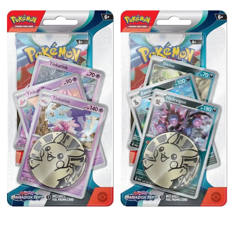 Blíster Sobres Pokemon Brecha Paradójica 1 Blíster Sobres Pokemon Brecha Paradójica