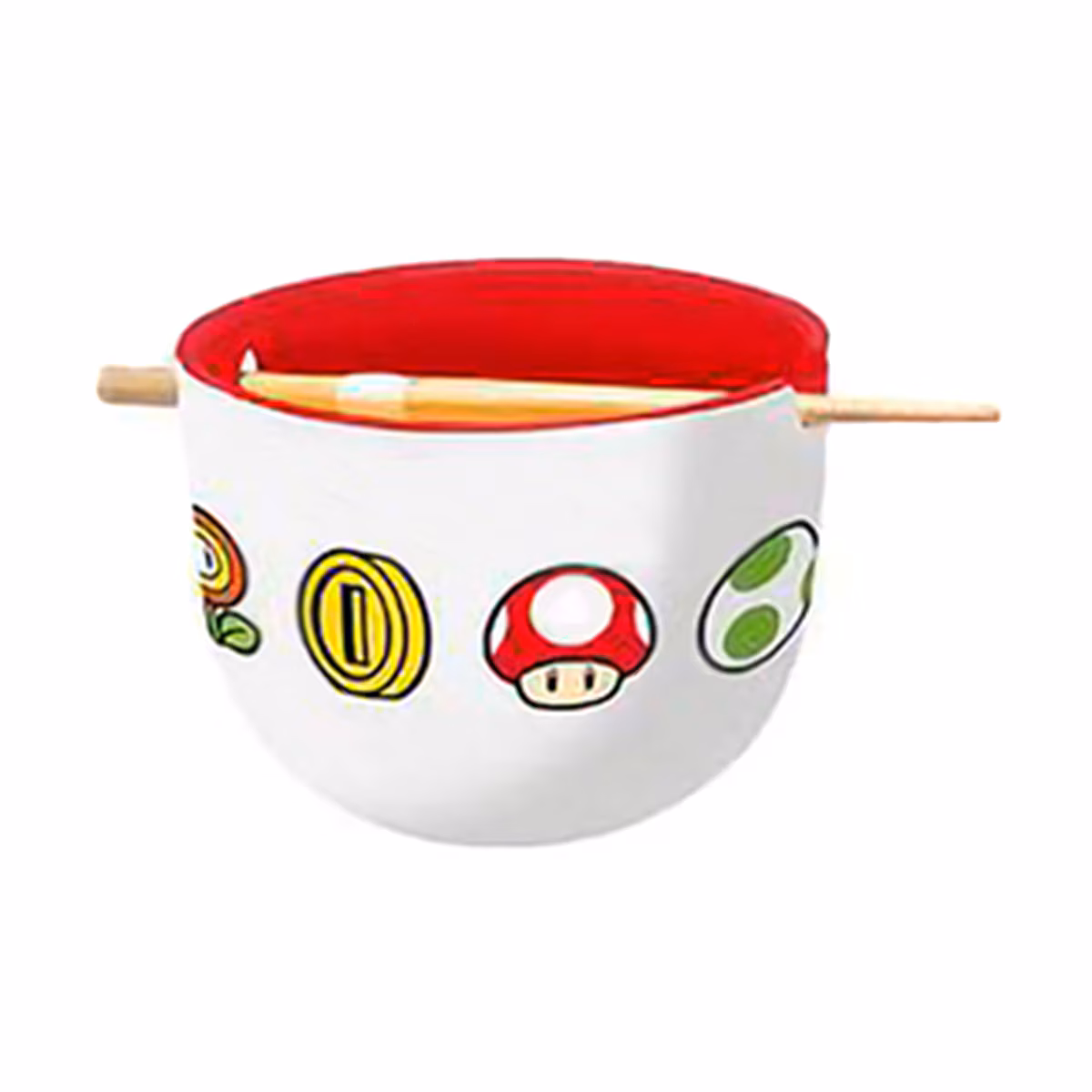 Cuenco Ramen Mario Bros con palillos