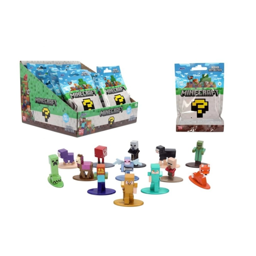 Figuras Minecraft Metalfigs Nano 4cm (Sobre Sorpresa)
