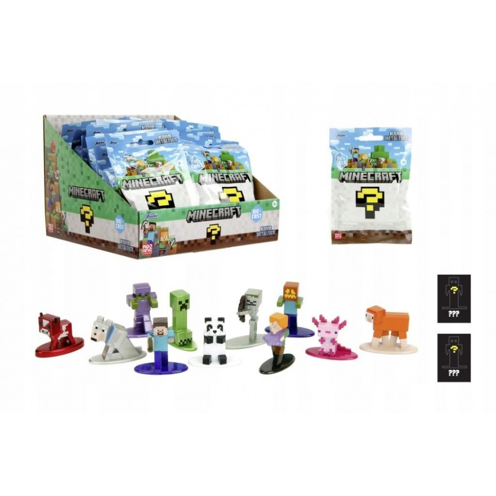 Figuras Minecraft Metalfigs Nano 4cm (Sobre Sorpresa)