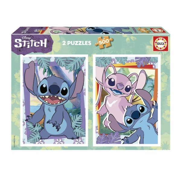 Pack 2 Puzzle Stitch 500 piezas | ELIUS - Puzzles Educa