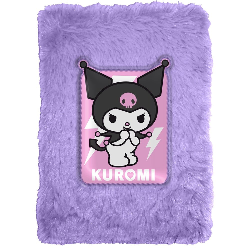 Cuaderno Kuromi A5 Felpa