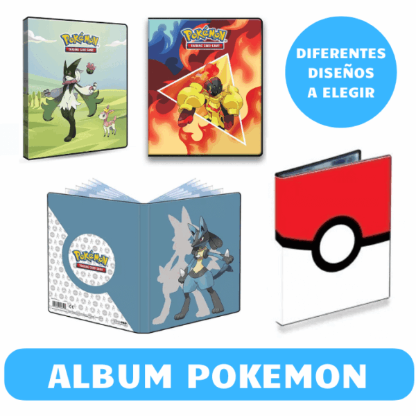 Album Cartas Pokemon Diferentes diseños a elegir