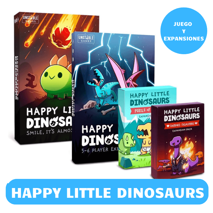 Juego Happy Little Dinosaurs y Expansiones