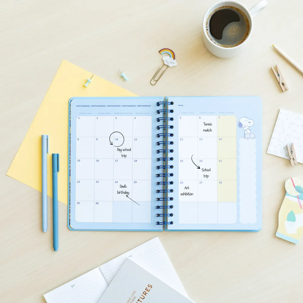 Agenda Escolar Snoopy 25/26 2 Agenda Escolar Snoopy 25/26