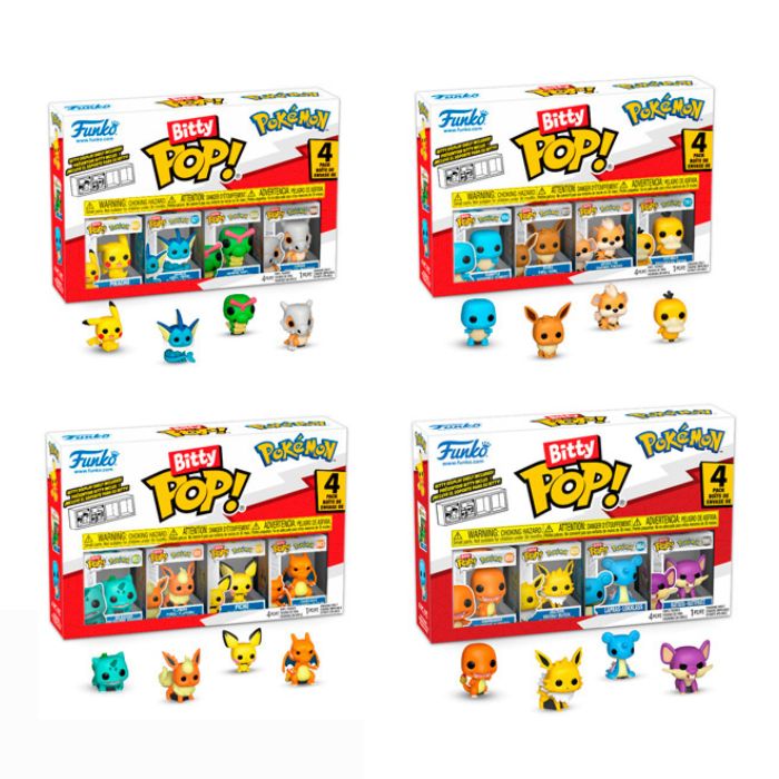 Bitty Pop Pokemon Diferentes diseños a elegir