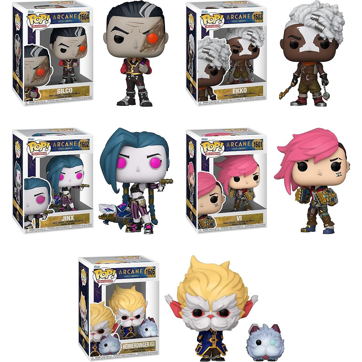 Funko Pop Arcane Diferentes diseños a elegir