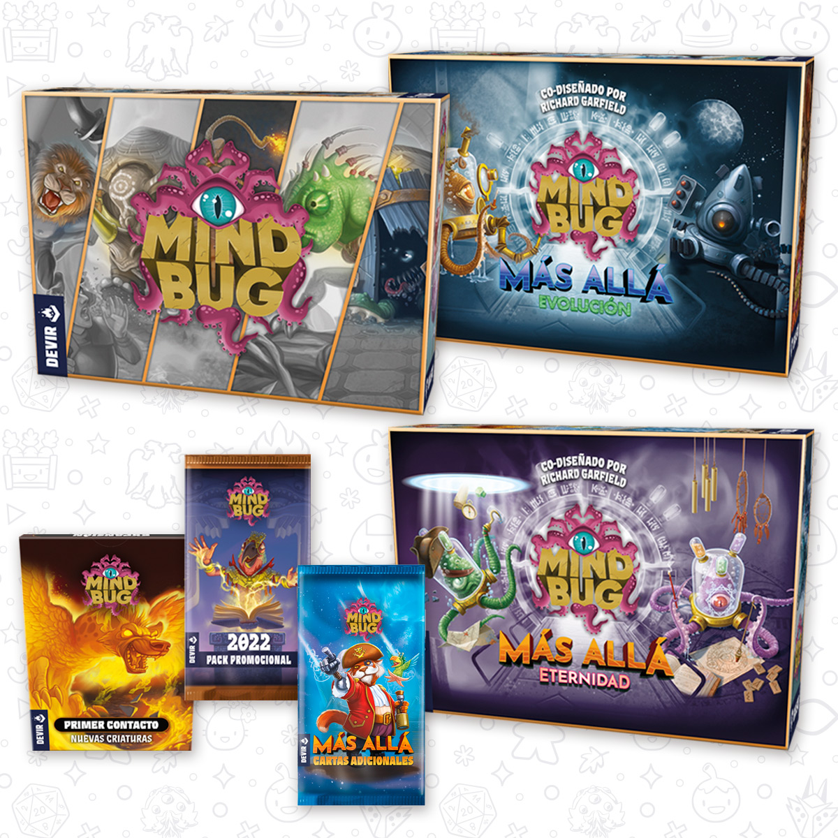 Juego MindBug y Expansiones