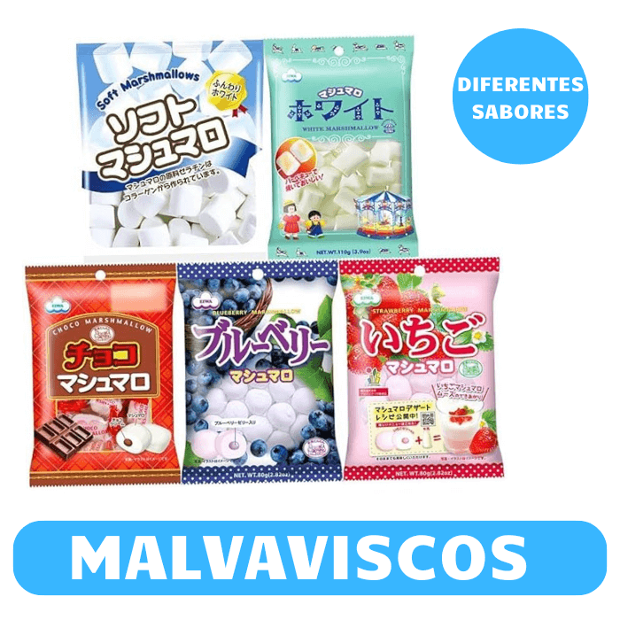 Malvaviscos EIWA Diferentes Sabores
