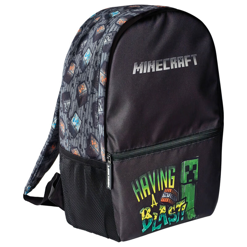 Mochila Minecraft Creeper 40cm