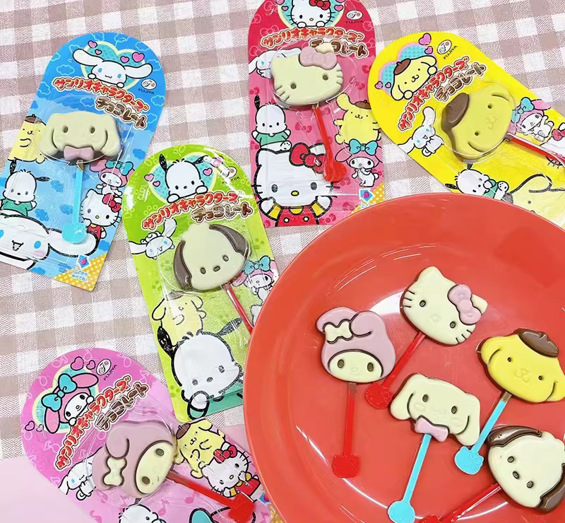 Piruleta de chocolate edición Hello Kitty 10g