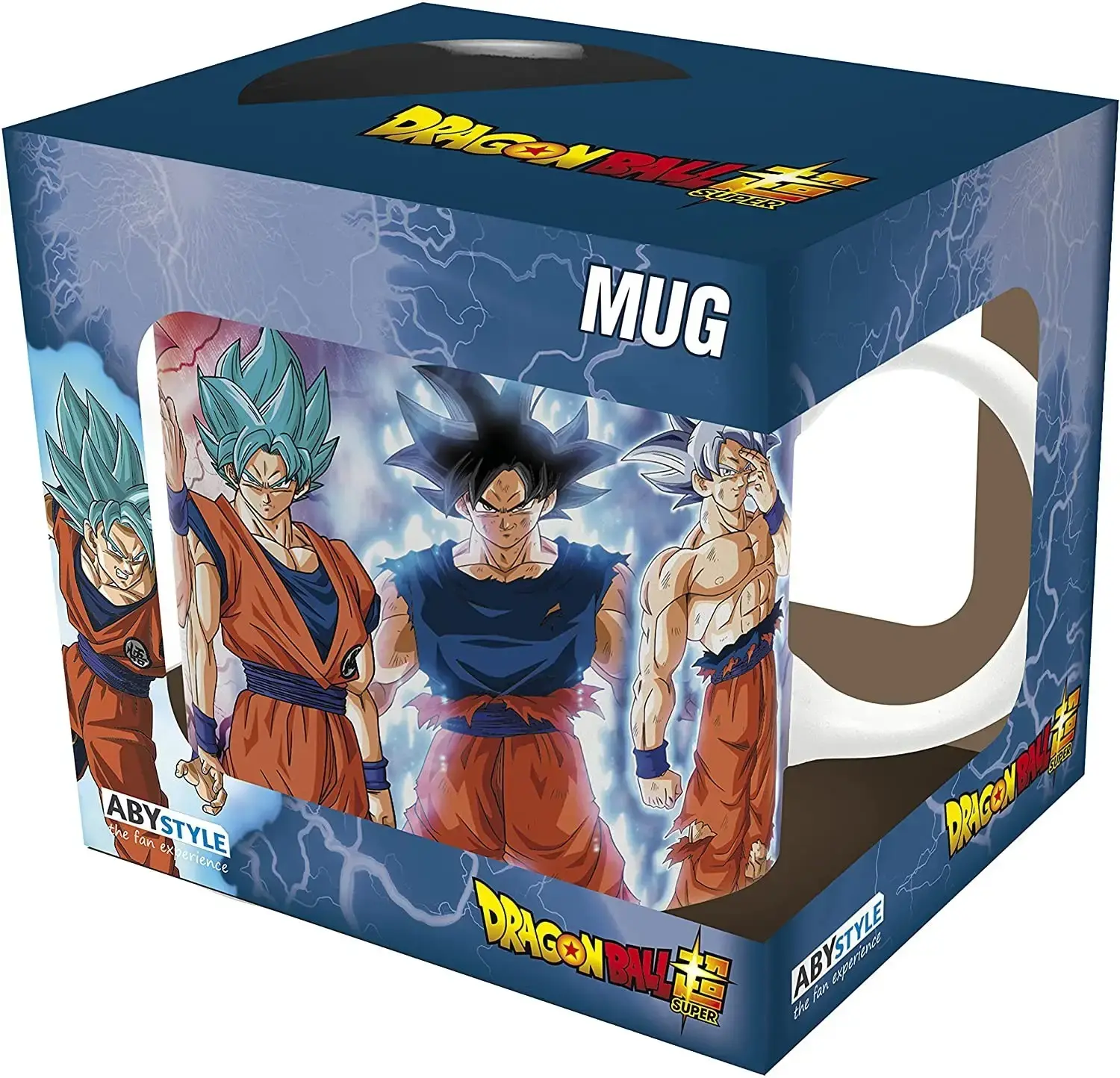 Taza Dragon Ball Goku Transformaciones
