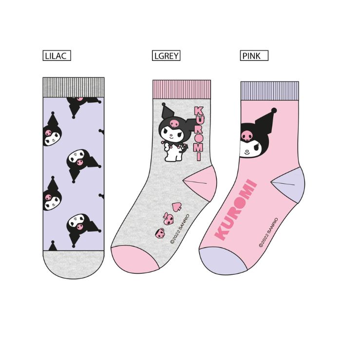 Pack 3 Calcetines Kuromi