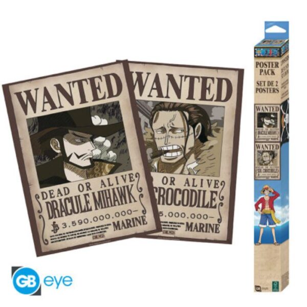Wanted Mihawk y Crocodile