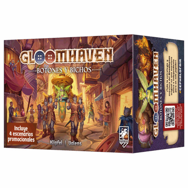 Juego Gloomhaven Botones y Bichos