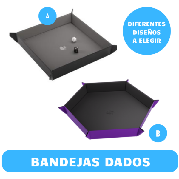 Bandeja magnética para dados