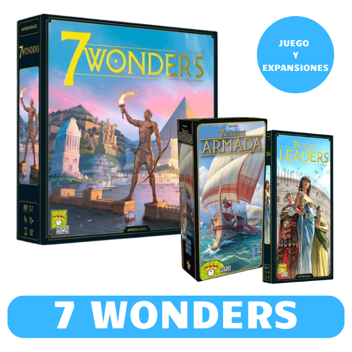 Juego de mesa 7 Wonders y Expansiones