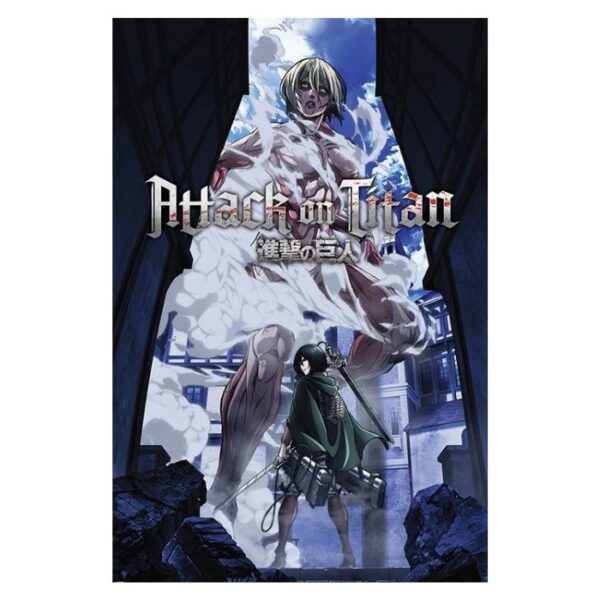 Póster Anime Ataque a los Titanes 91.5x61cm