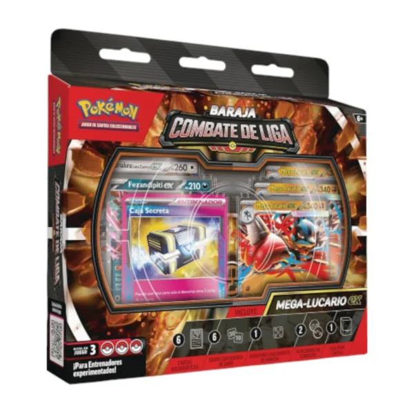 Pokémon Baraja Combate de Liga Mega Lucario