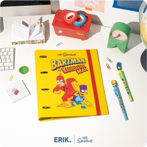 Carpeta The Simpsons 4 anillas Polipropileno