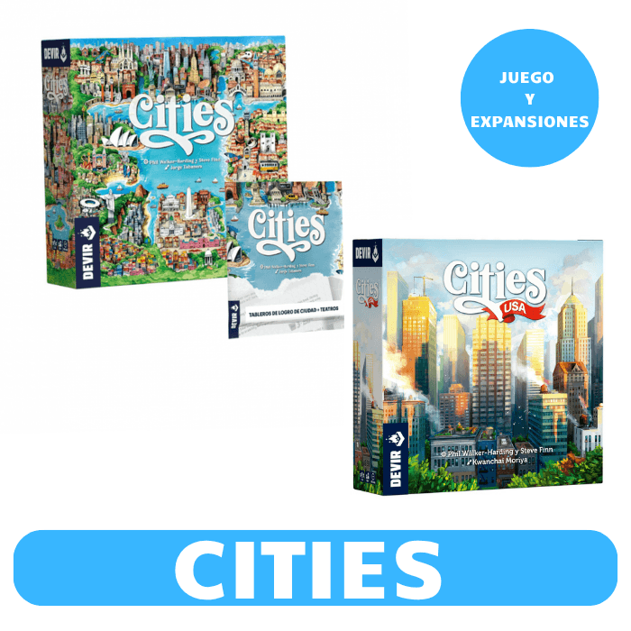 Juego Cities Juego base y expansiones