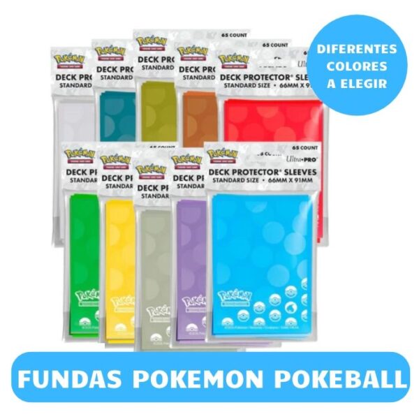 Fundas Cartas Pokemon Pokeball