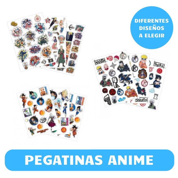 Set Pegatinas Anime Removibles